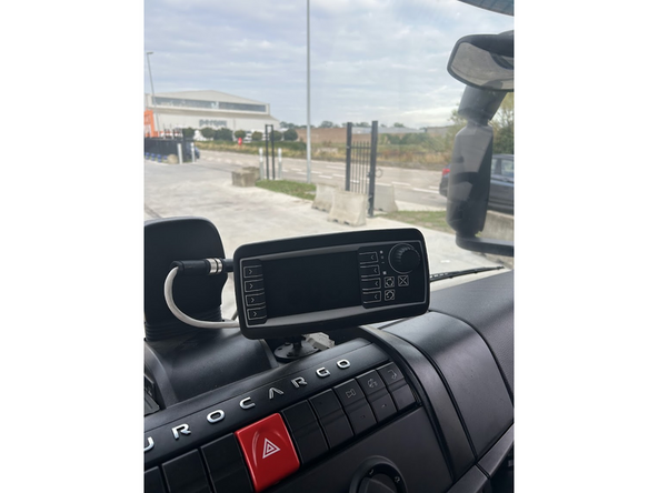 Once the installation is validated, put all the vehicle cabin mechanical items back in their original place and fix the in-cab controller to its bracket.