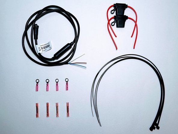 The HRN-NATRL kit contains: HRN-NATRL Harness &amp; HRN-2AFUSEKIT