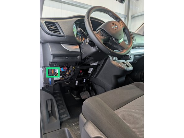 Locate  &amp; remove the OEM OBDII connector from its OEM location.