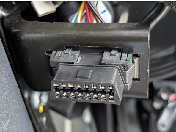 Refit the harness diagnostic port back into the original diagnostic port location, Confirm the port is seated correctly and accessible.