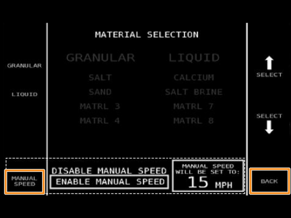Press [Back] to return to the main screen.