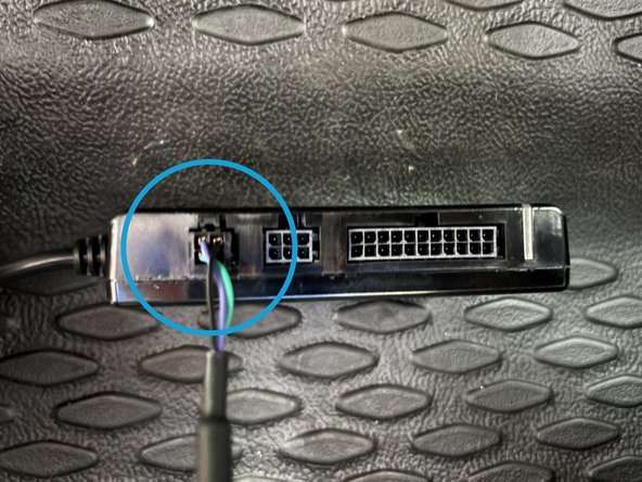 Ensure the connection is secure and locked into place.