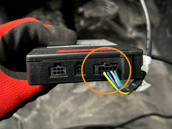 It's important to avoid any pinch points and sharp corners when running wires.
