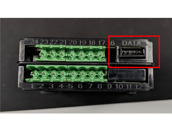 Ensure the connection is secure and locked into place.