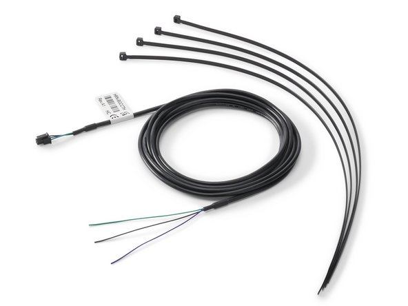 Route the HRN-CCTH harness from the IOX-COLD to the Thermograph.