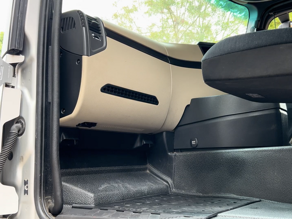 Remove the necessary dash panels in order to access the vehicle’s fuse panel.