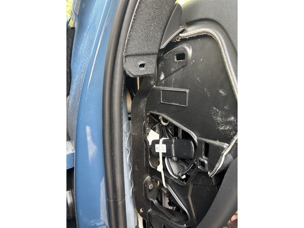 Use a cable tie to secure the cable and then trim any excess cable tie.