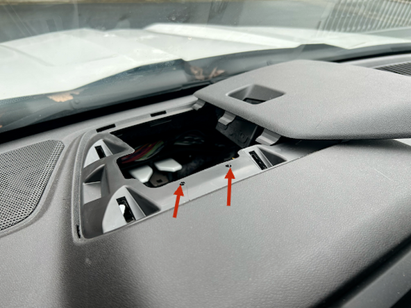 Drill 2 small 3/16th holes 2 inches apart as shown below in the picture below.