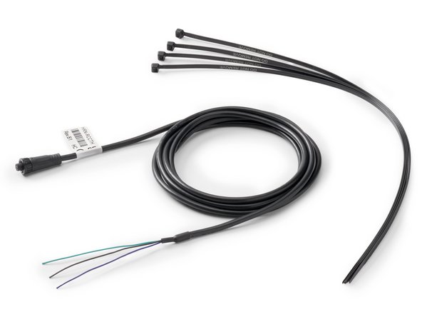 Route the HRN-RCCTH harness from the IOX-COLD RUGGED into the Thermograph box.