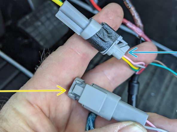 Reinstall the terminating resistor into the mating end of the HRN-CE10K2.