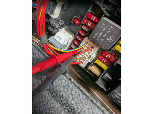 Using a digital multimeter, locate the following sources: