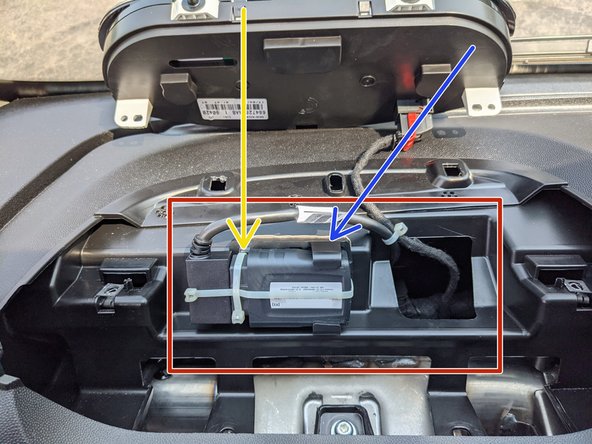 Route device and harness to mounting location as needed.