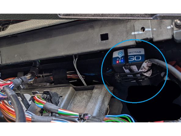 Secure the Go device, using at least two cable ties.