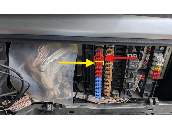 Continuous Power: Fuse F429 (Red Square),first column top left side, third fuse.