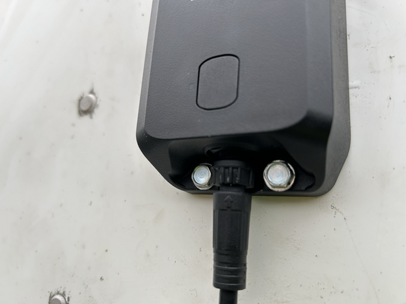 Secure the connector until it is snug and then further tighten a 1/4 turn.