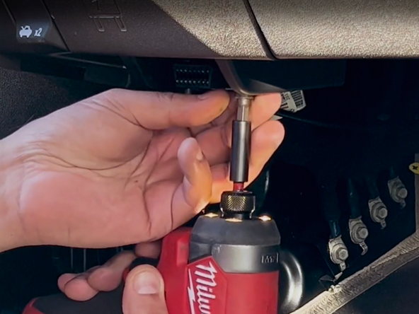 The diagnostic port is located under the driver side dashboard.