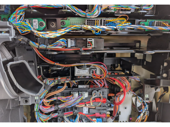 Cable tie the loose parts and wires to leave the space clean and close everything up.