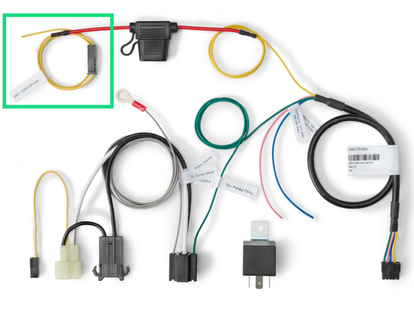Use the Yellow Ignition pigtail provided with the HRN-SIFUSETAP harness kit to find a true Ignition source +12V / +24V.
