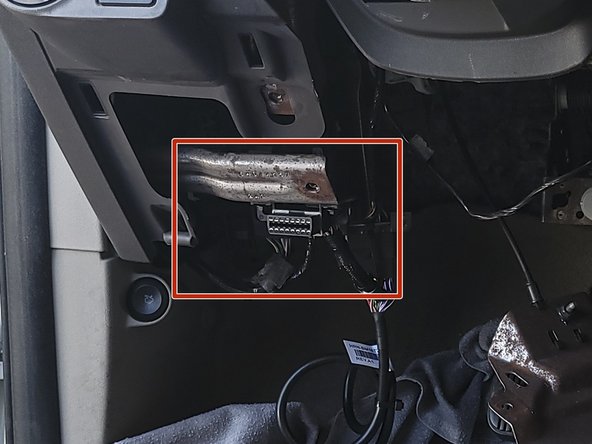 Install the prepared T-harness connector from the first steps above, into the OEM location.