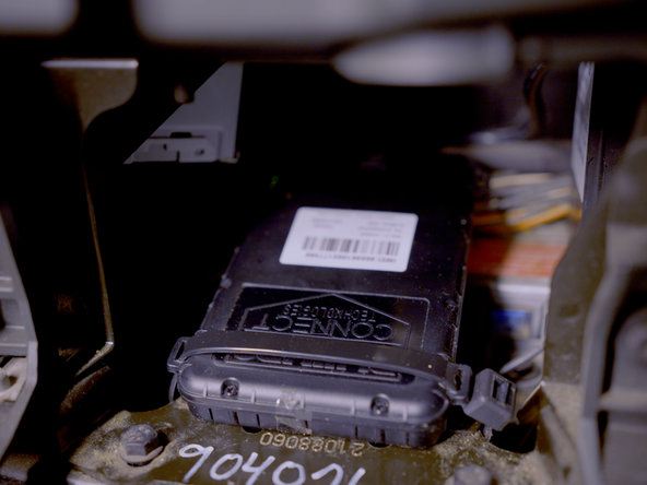 Use the provided cable ties to secure the device.