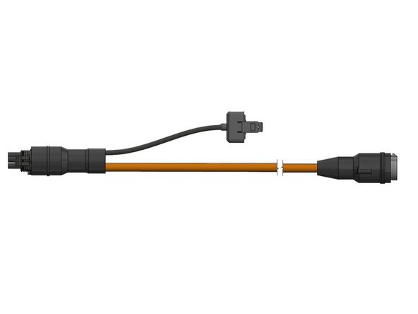 The 5-way ABS harness is used for this installation.