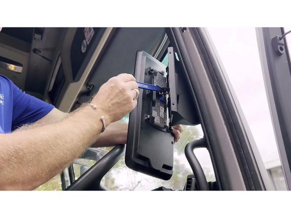 Remove the a-pillar to get access for wire routing.