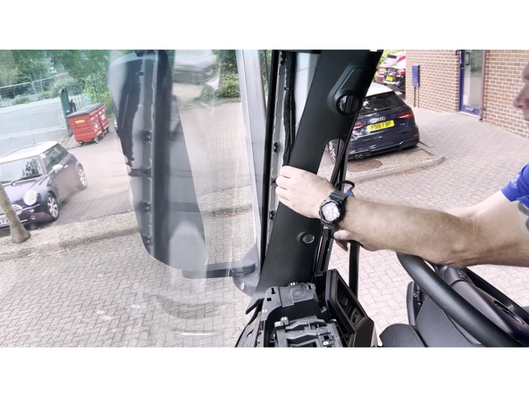 Place the removed panels on clear surface to prevent scratches or damages.