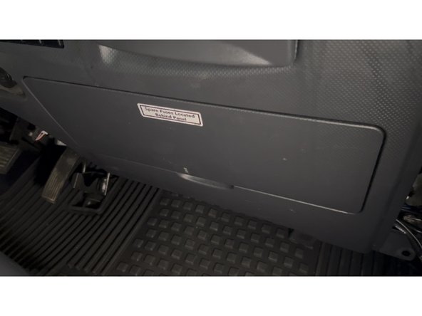 Ensure all excess wiring is secured using cable ties and that it does not obstruct the safe operation of the vehicle in any way.