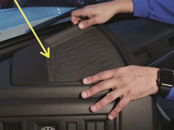 Remove any necessary parts to gain access to the RP1226 connector.