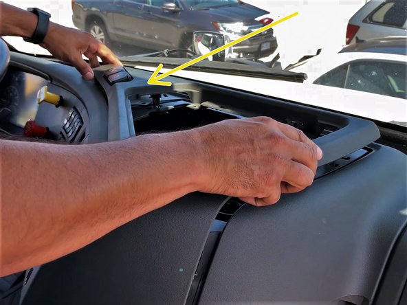 Reassemble the dash &amp; trim, leaving the top fuse box cover off.