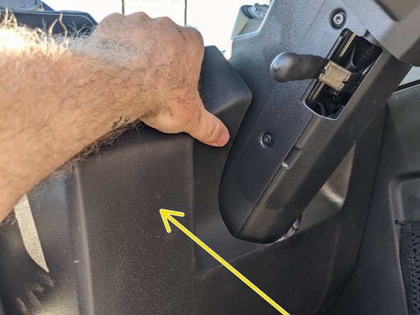 Remove knee bolster panel.