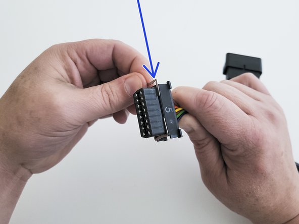 Install  adapter #5 onto the connector housing.