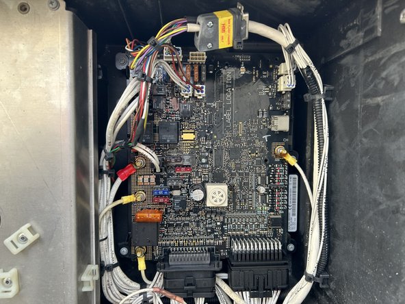 For connections outside the cab, you need to remove/open the refrigeration unit panels to access the control panel.