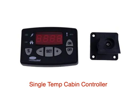 Find the in-cab controller located in the vehicle cabin.