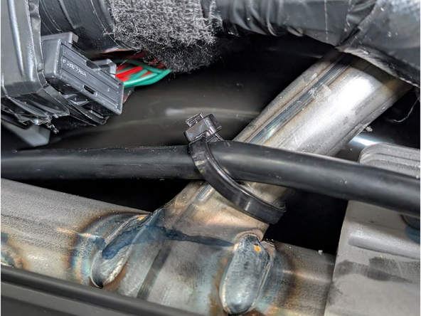 Ensure no cabling is left loose where it could interfere with vehicle operation.