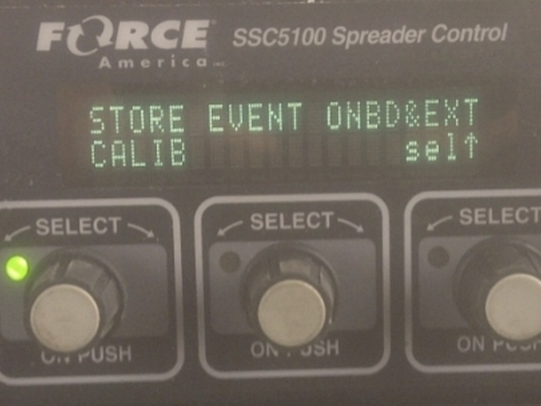 Turn the left selector knob until [SETUP EVENT LOGGING] is displayed.