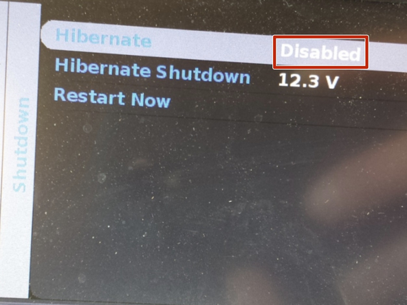 Enter the [Calibration] menu.