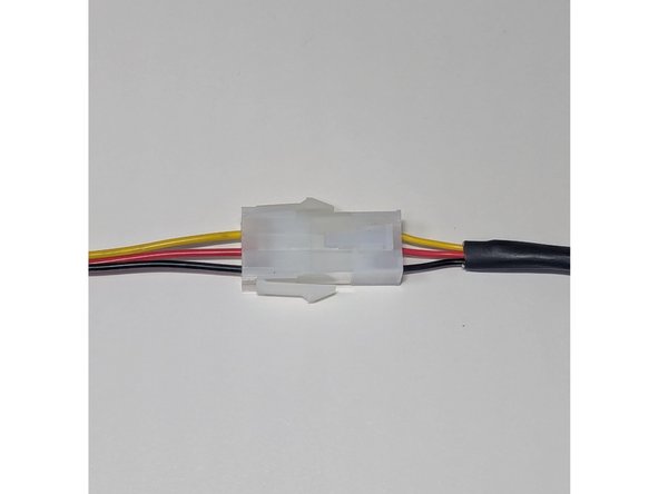Connect both ends of the white connector of the HRN-CW03K3-A harness as shown.
