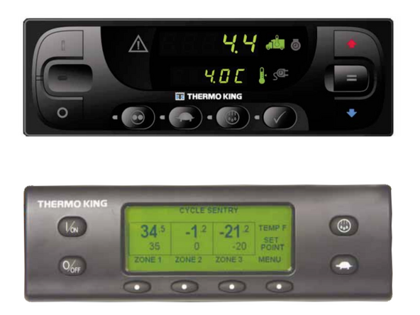 If the unit’s in-cabin controller contains the one of the following control units with an 8-pin connector at the back, follow the Inside Cab Connection instructions.