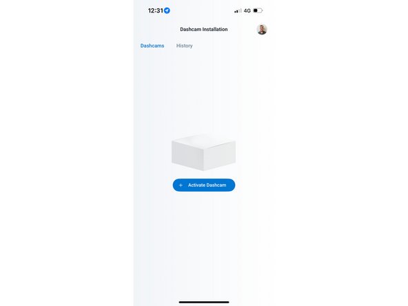 Scan the serial number of the camera or enter it manually.