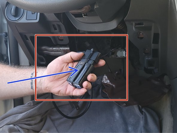 Plug the GO device into remaining end of the harness.