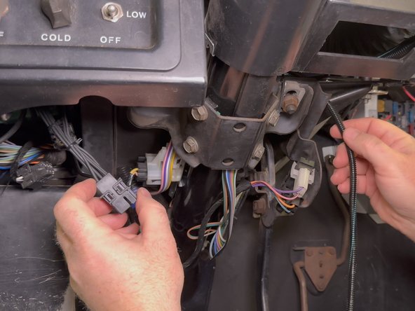 Ensure to avoid moving parts and pinch points.