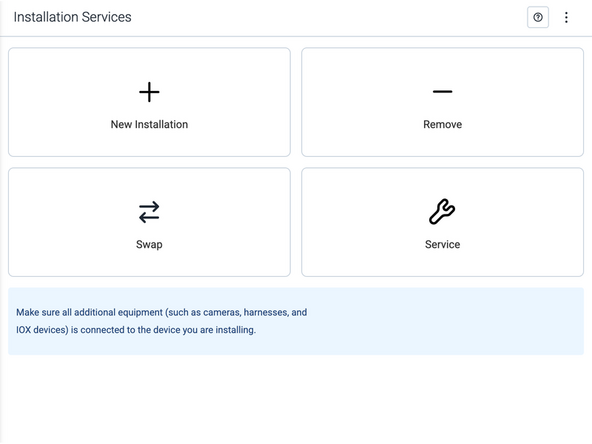 Select New Installation.