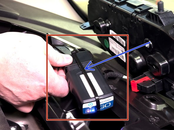 Plug the GO device into remaining end of the harness.