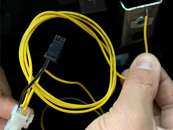 While the vehicle's' engine is running, actuate the relay again (ground the black wire on the Molex connector of the SPR-IOXREL harness) and ensure the engine stays running.