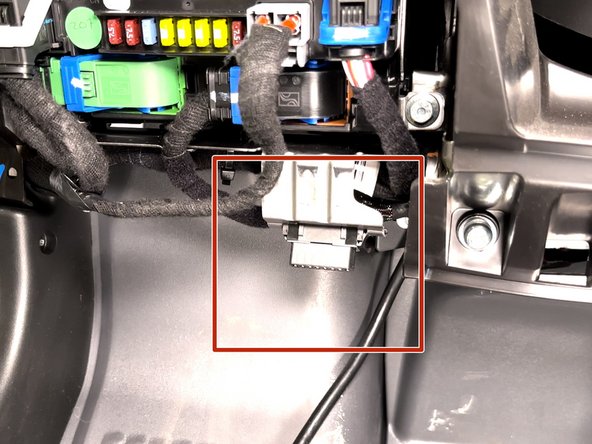Install the prepared T-harness connector from the first steps above, into the OEM location.
