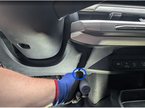 Carefully unclip the interior panel.