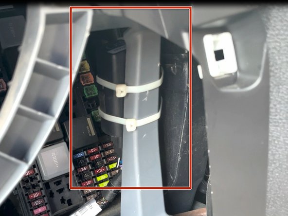 Ensure cable does not interfere with any moving parts