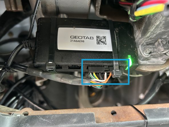 Ensure the connection is secure and locked into place.