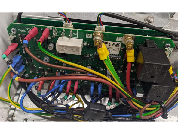 If the controller board is different from the one shown here, contact the Geotab Support team.